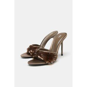 ZARA FANTASY SEQUIN SANDALS